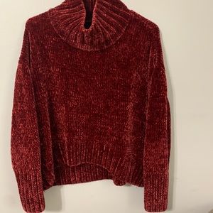 Velvet sweater